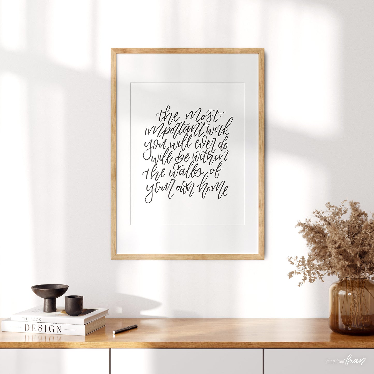 The most important work (Script) - Print