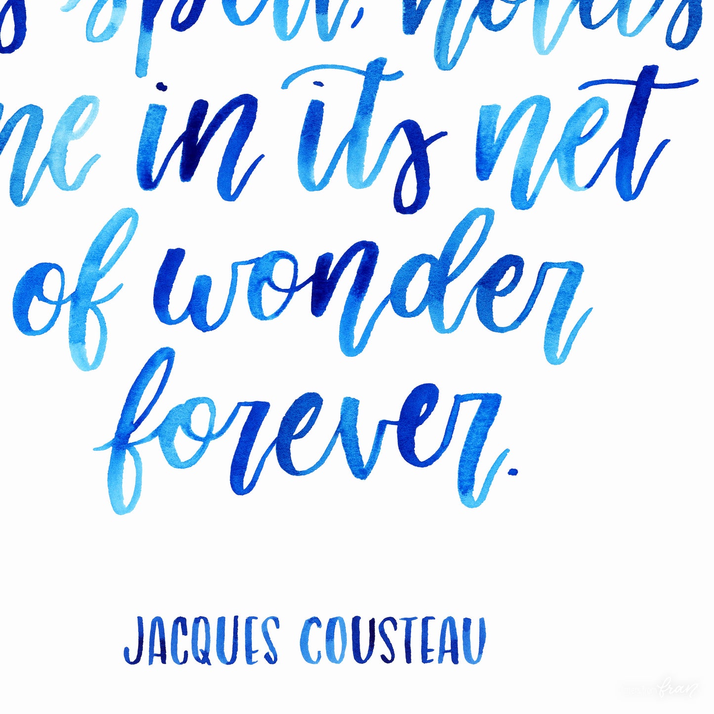 The sea once it casts its spell - Print