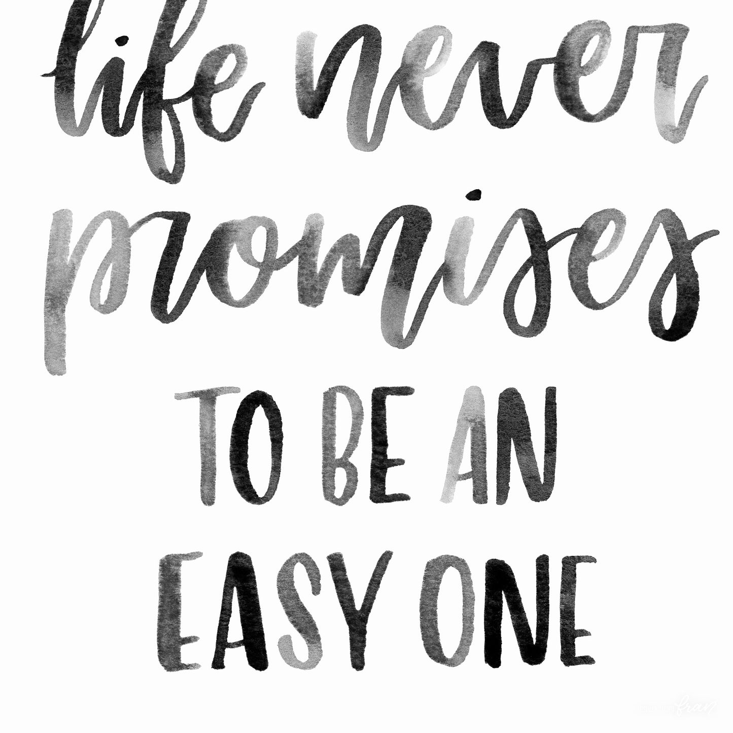 The truest most beautiful life - Print