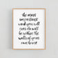 The most important work (Watercolor) - Print